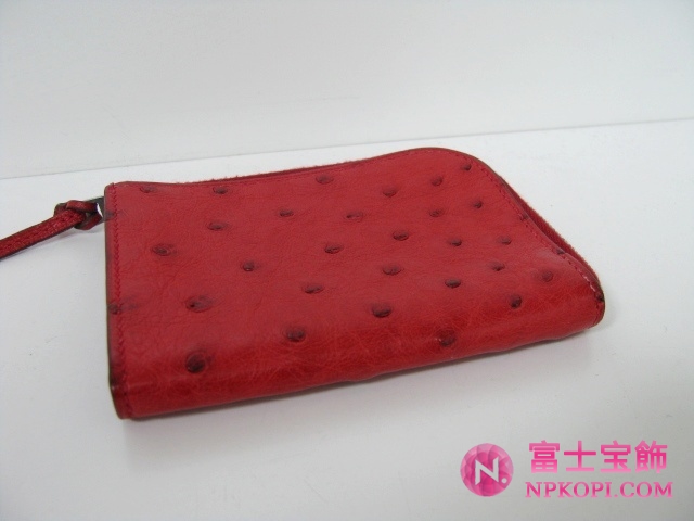 エルメスコインケースルージュ（金具：シルバー）HERMES328018